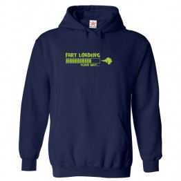 Fart Loading Please Wait Funny Unisex Classic Kids and Adults Pullover Hoodie